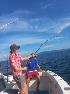 Punta Mita fishing in the bay