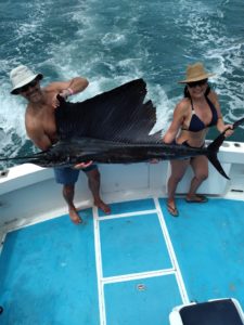 fishing for sailfish in Punta Mita,Mexico